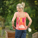 Blouse Florence – Satin de coton soleil couchant - Quintessence
