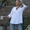 Blouse Isabeau - lin blanc - Quintessence