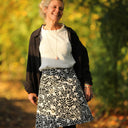 Blouse Janelle – Double gaze de coton ivoire - Quintessence