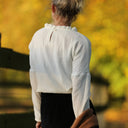 Blouse Janelle – Double gaze de coton ivoire - Quintessence