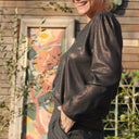 Blouse Lalou gris/bronze - Quintessence
