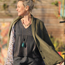 Blouse Lalou gris/bronze - Quintessence