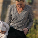 Blouse Lalou jersey de coton léo - Quintessence