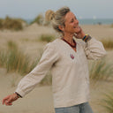 Blouse Léocadie - Chevron ficelle chiné - Quintessence