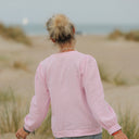 Blouse Léocadie - double gaze de coton rayée rose/blanc - Quintessence