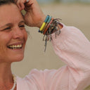 Blouse Léocadie - double gaze de coton rose poudré - Quintessence