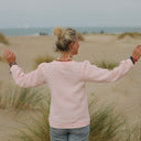 Blouse Léocadie - double gaze de coton rose poudré - Quintessence