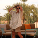 Blouse Léopoldine - double gaze de coton Échappée Bleue - Quintessence