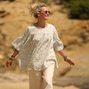 Blouse Léopoldine - double gaze de coton Échappée Bleue - Quintessence