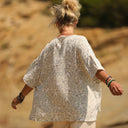 Blouse Léopoldine - double gaze de coton Échappée Bleue - Quintessence