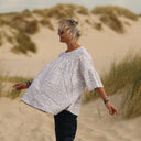 Blouse Léopoldine - double gaze de coton feuillage mordoré - Quintessence