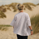 Blouse Léopoldine - double gaze de coton feuillage mordoré - Quintessence