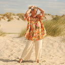 Blouse Léopoldine - viscose Verdure tropicale - Quintessence