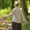 Blouse Lueur — Coton lavé Clairière Fleurie - Quintessence