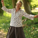 Blouse Lueur — Coton lavé Clairière Fleurie - Quintessence