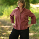 Blouse Lueur — Seersucker figue-noisette - Quintessence