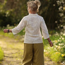 Blouse Madeleine Broderie ivoire fleurettes | Quintessence