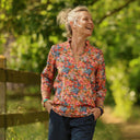 Blouse Madeleine – Coton Flammes Botaniques - Quintessence