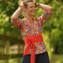 Blouse Madeleine – Coton Flammes Botaniques - Quintessence