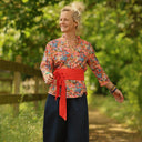 Blouse Madeleine – Coton Flammes Botaniques - Quintessence
