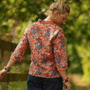 Blouse Madeleine – Coton Flammes Botaniques - Quintessence