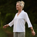 Blouse Madeleine – Coton léger brodé ivoire - Quintessence