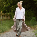 Blouse Madeleine – Coton léger brodé ivoire - Quintessence