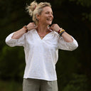 Blouse Madeleine – Coton léger brodé ivoire - Quintessence