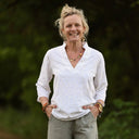 Blouse Madeleine – Coton léger brodé ivoire - Quintessence