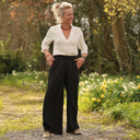 Blouse Madeleine – Double Gaze de Coton Blanc cassé - Quintessence