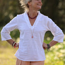 Blouse Madeleine – Lin Blanc - Quintessence