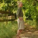 Blouse Madeleine – Lin kaki - Quintessence