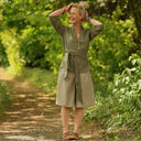 Blouse Madeleine – Lin kaki - Quintessence