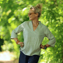 Blouse Madeleine – Lin vert d'eau - Quintessence