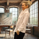 Blouse Marthe - broderie cosmos ajouré - Quintessence