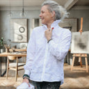 Blouse Marthe - broderie cosmos ajouré - Quintessence