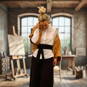 Blouse Marthe - broderie papillon - Quintessence