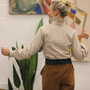 Blouse Marthe - Velours sable - Quintessence