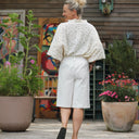 Blouse Miléna - double gaze de coton ivoire Sylvestre - Quintessence