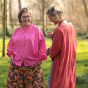 Blouse Miléna - lin fushia - Quintessence