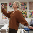 Blouse Mina – Double gaze de coton écureuil - Quintessence