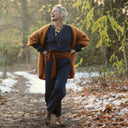 Blouse Mina – Double gaze de coton marine - Quintessence