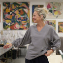 Blouse Mina – Flanelle tartan de coton acidulé - Quintessence