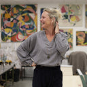 Blouse Mina – Flanelle tartan de coton acidulé - Quintessence