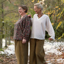 Blouse Mina – Flanelle tartan de coton acidulé - Quintessence