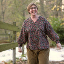 Blouse Mina – Kashmir Sépia - Quintessence