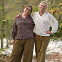 Blouse Mina – Sergé de viscose marine - Quintessence