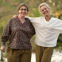 Blouse Mina – Voile de coton blanc plumetis - Quintessence