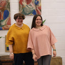 Blouse Myriem - seersucker bleu marine - Quintessence