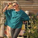 Blouse Myriem - seersucker canard - Quintessence